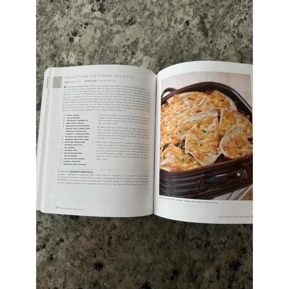 2011 America's Test Kitchen Slow Cooker Revolution Cookbook Recipes Cook Book
